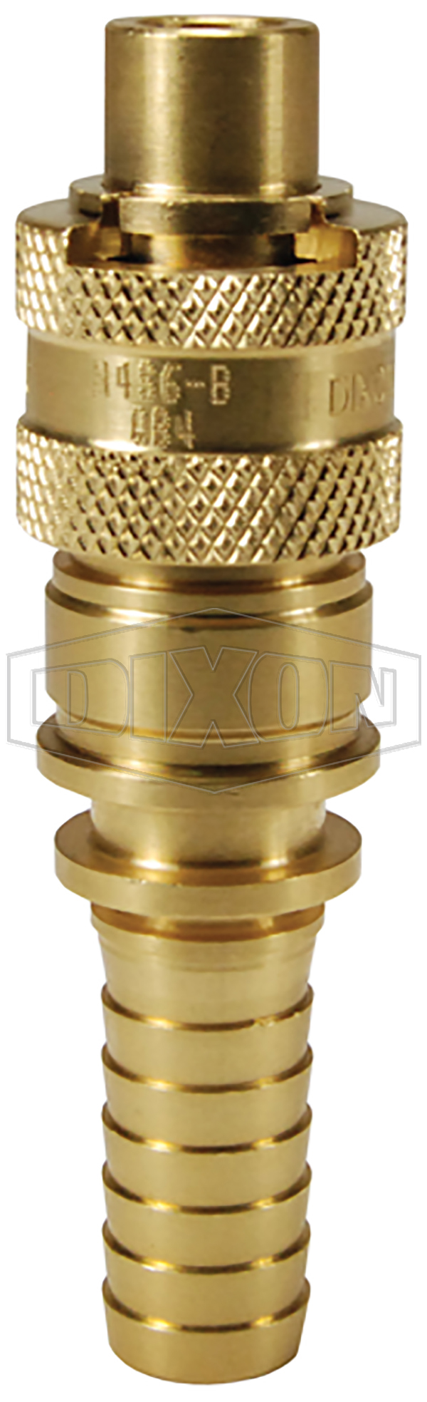 Dix-Lock™ N-Series Interchange Male End x Hose Barb Plug